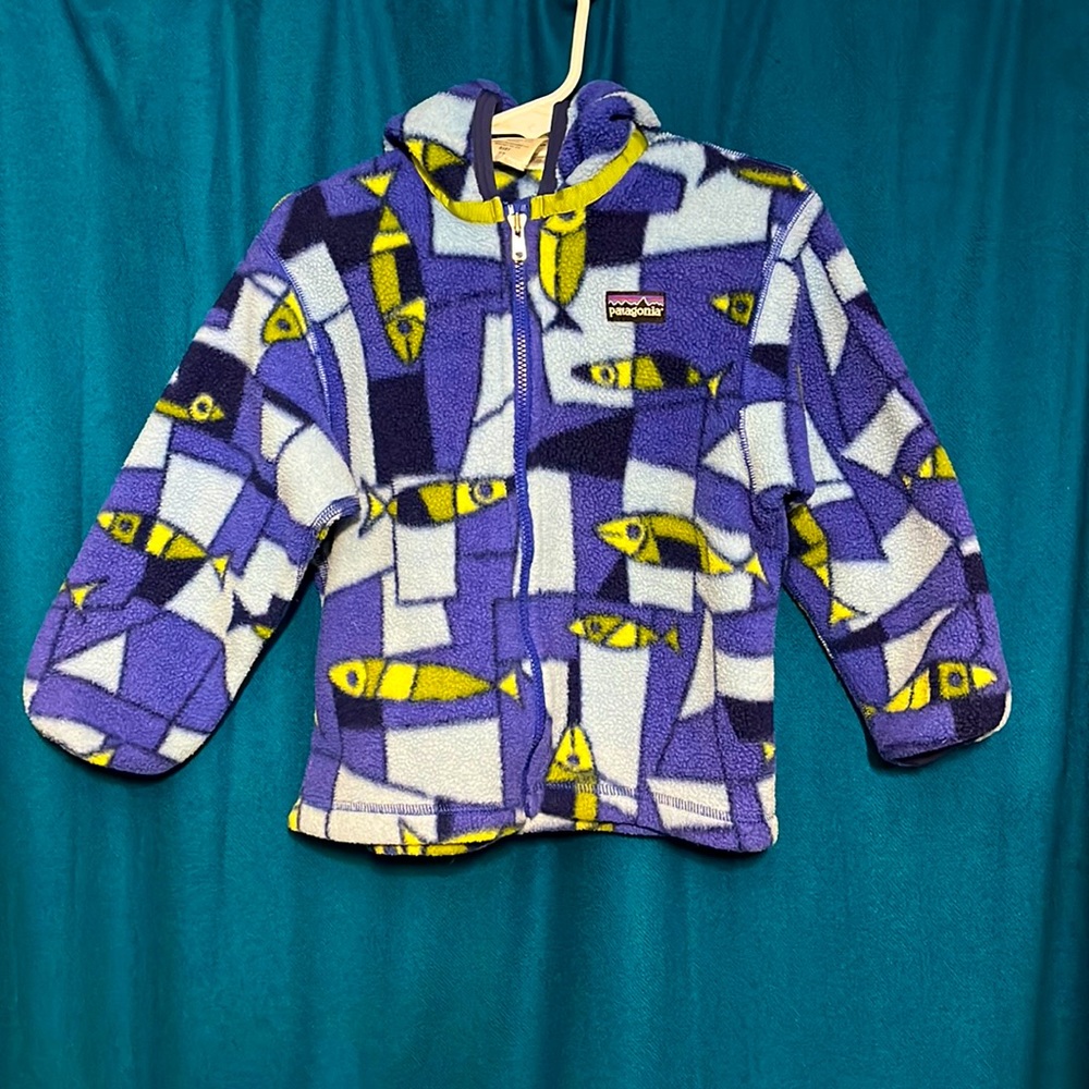 Patagonia 3T vintage hooded fleece jacket